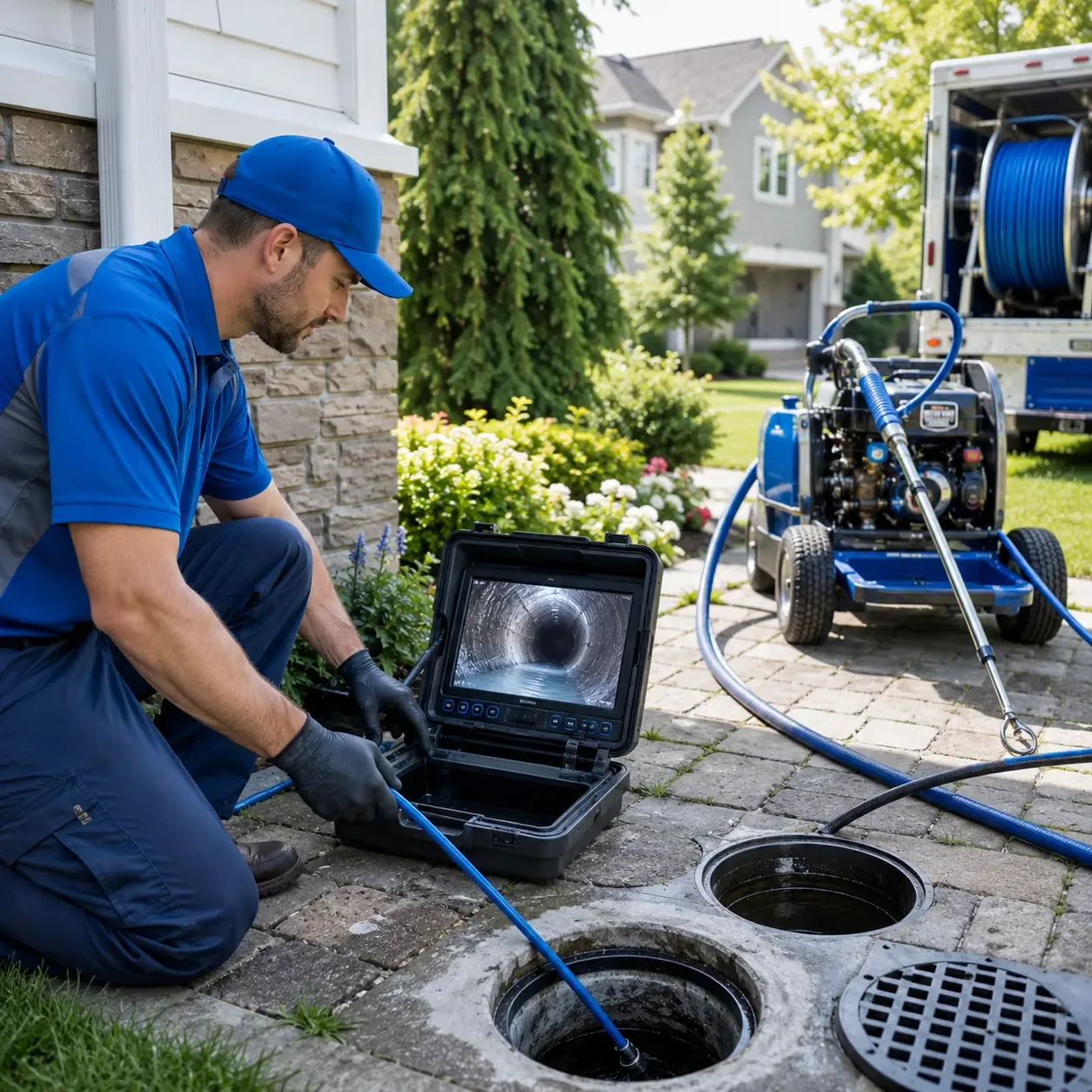 Outdoor drain cleaning professionals serving Wampum, PA